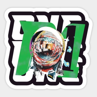 Formula One abstract Sticker